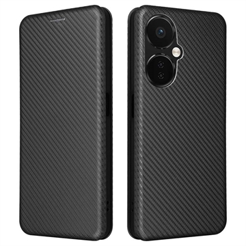 OnePlus Nord CE 3 Lite/N30 Flip Case - Karbonfaser - Schwarz