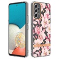 Flower Serie Samsung Galaxy A53 5G TPU Hülle - Rosa Gardenie