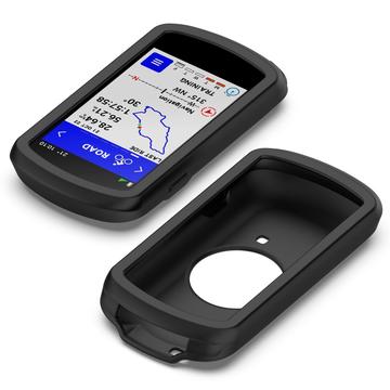 Garmin Edge 1040 Kratzfestes weiches Silikongehäuse Fahrrad GPS Computer Schutzhülle - Schwarz