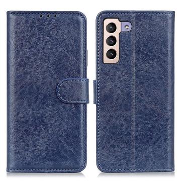 Samsung Galaxy S23+ 5G Wallet Schutzhülle mit Ständer - Blau