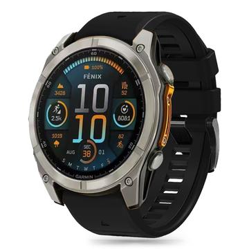 Garmin Fenix 5X/5X Plus/6X/6X Pro/7X/8 Tech-Protect Silikon-Schnurband - 51mm - Schwarz