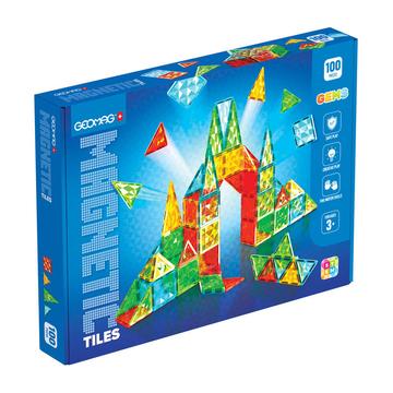 Geomag Gems 100 Magnetische Kacheln für Kinder