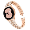 Samsung Galaxy Watch4/Watch4 Classic Glam Edelstahlarmband - Roségold