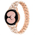 Samsung Galaxy Watch4/Watch4 Classic Glam Edelstahlarmband - Roségold