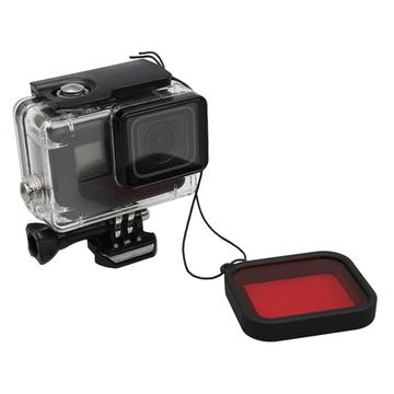 GoPro 5/6/7 Tauchfilter für Standardgehäuse - 58mm - Rot