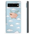 Google Pixel 6 TPU Hülle - Fliegendes Schwein