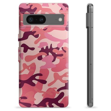 Google Pixel 7 TPU Hülle - Rosa Tarnung