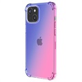 Gradient Stoßfeste iPhone 14 Max TPU Hülle - Blau / Rosa