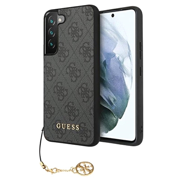 Guess 4G Charms Collection Samsung Galaxy S23 5G Hybrid Hülle - Grau