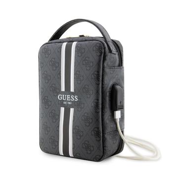 Guess 4G Gedruckte Streifen Universal Reisetasche - Schwarz