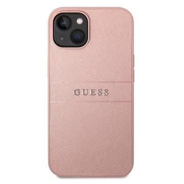 Guess Saffiano iPhone 13 Pro Max Hybrid Case - Schwarz