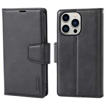 Hanman Miro2 iPhone 14 Pro Wallet Hülle - Schwarz