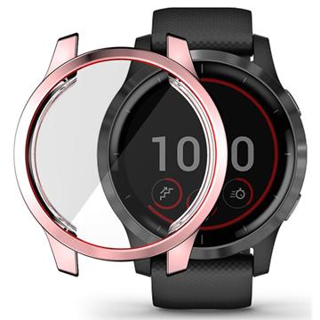 Hat Prince Garmin Venu 2S TPU Hülle mit Displayschutz - 45mm - Roségold