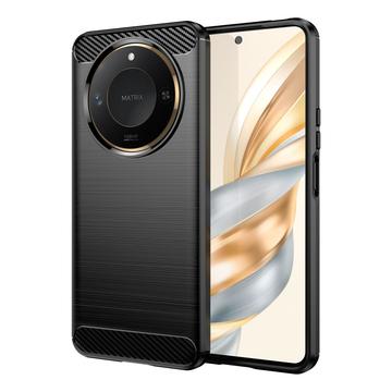 Honor X60 Gebürstete TPU Hülle - Karbonfaser