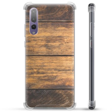 Huawei P20 Pro Hybrid Hülle - Holz