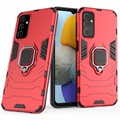 Samsung Galaxy M23/F23 Hybrid Case mit Ringhalterung - Rot