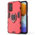 Samsung Galaxy M23/F23 Hybrid Case mit Ringhalterung - Rot