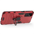 Samsung Galaxy M23/F23 Hybrid Case mit Ringhalterung - Rot