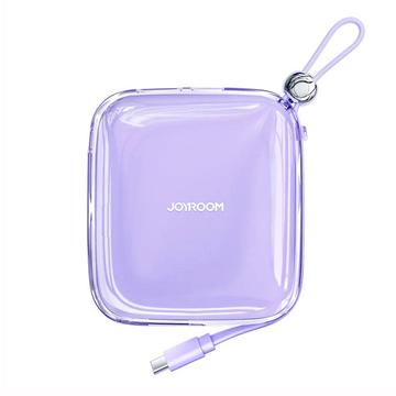 Joyroom Jelly JR-L004 USB-C Power Bank 10000mAh - USB-C, USB-A-Anschlüsse - Lila