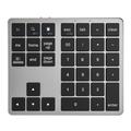 K-35 Bluetooth-Tastatur Slim 35-Tasten Computer Laptop Tastatur Tablet Zubehör - Schwarz Grau