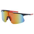 KV Speed Half Frame Radfahren Brille - Rot / Schwarz