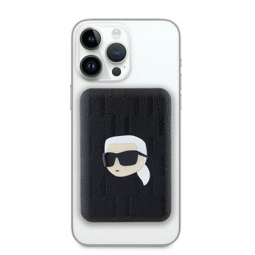 Karl Lagerfeld geprägte MagSafe Power Bank 5000mAh - Karl Head - Schwarz