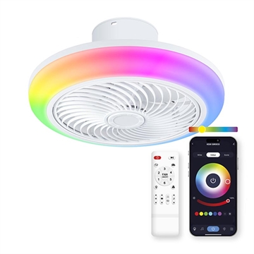 Ksix Siroco Deckenventilator mit RGB-Licht und Lautsprecher