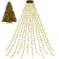 LED-Lichterkette für Weihnachtsbaum mit Ring - 400 LED, EU-Stecker, 3m - Warmweiß