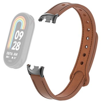 Xiaomi Smart Band 8 Lederband mit Anschlüssen