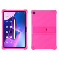 Lenovo Tab M10 Plus Gen 3 Silikonhülle mit Kickstand - Hot Pink