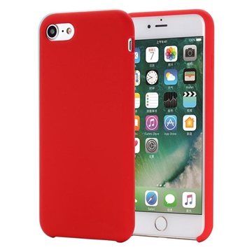 iPhone 7/8/SE (2020)/SE (2022) Liquid Silikon Case - Rot