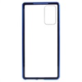 Samsung Galaxy Note20 Magnetisches Cover mit Panzerglas - Blau