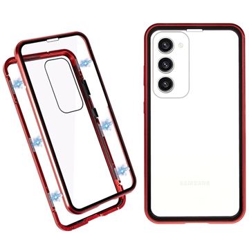 Samsung Galaxy S23+ 5G Magnetisches Cover mit Panzerglas - 9H