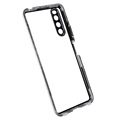 Sony Xperia 10 IV Magnetisches Cover mit Panzerglas - Silber