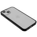 iPhone 14 Magnetisches Cover mit Panzerglas - Schwarz