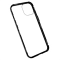 iPhone 14 Magnetisches Cover mit Panzerglas - Schwarz