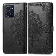 HMD Pulse Pro Mandala Serie Wallet Hülle - Schwarz