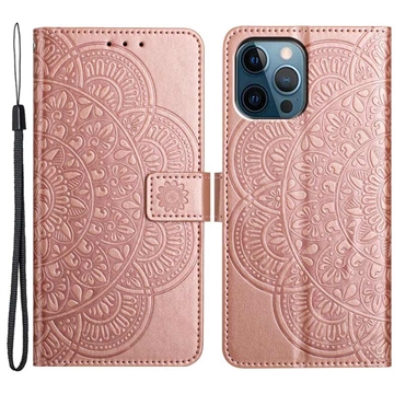 iPhone 16 Pro Max Mandala Serie Wallet Hülle