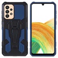 MechWarrior Project Samsung Galaxy A33 5G Hybrid Hülle - Blau / Schwarz