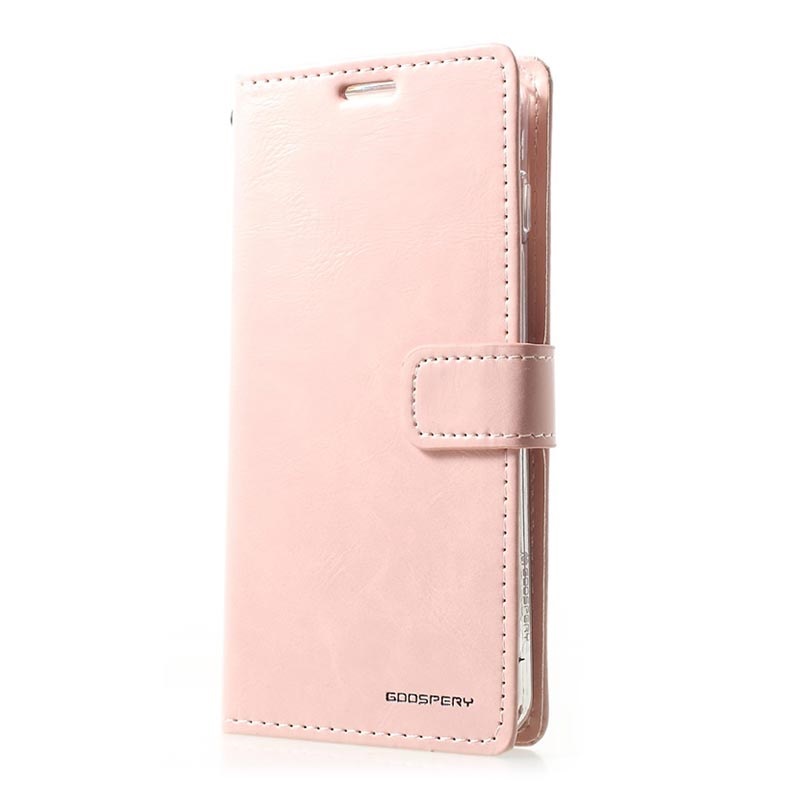 Mercury Goospery Blue Moon Samsung Galaxy S10 Wallet Hülle - Roségold