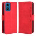 Motorola Moto G24 Power/G04/E14 Wallet Hülle mit Kartenhalter - Rot