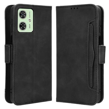 Motorola Moto G54 Wallet Hülle mit Kartenhalter - Schwarz