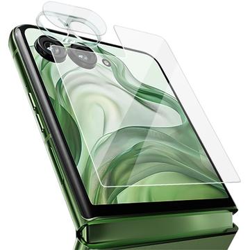 Motorola Razr 50 Ultra Imak Panzerglas - 9H Schutz-Set - Durchsichtig