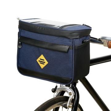 Multifunktionale Radsport isolierte Fahrrad Kühltasche Anti-Verschleiß Wasserbeständig Fahrrad Lenkertasche Gepäcktasche mit Fahrrad Handyhalterung