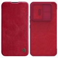 Nillkin Qin Pro Series Samsung Galaxy A54 5G Flip Case - Rot