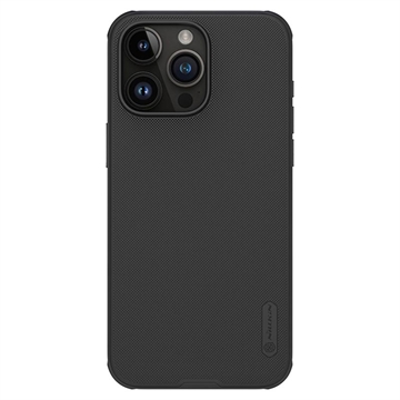 iPhone 15 Pro Nillkin Super Frosted Shield Pro Hybrid Hülle - Schwarz