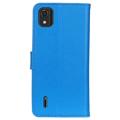 Nokia C2 2nd Edition Wallet Schutzhülle mit Magnetverschluss - Blau