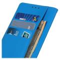 Nokia C2 2nd Edition Wallet Schutzhülle mit Magnetverschluss - Blau