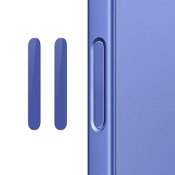 Northjo Kamera Control Button gehärtetes Glas Schutz für iPhone 16 Pro/16 Pro Max/16/16 Plus - 2 Stk. - Blau