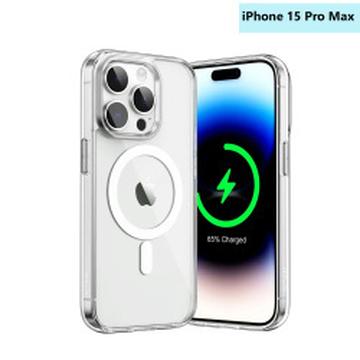 iPhone 15 Pro Max Okkes MagSafe Hybrid Case - Durchsichtig